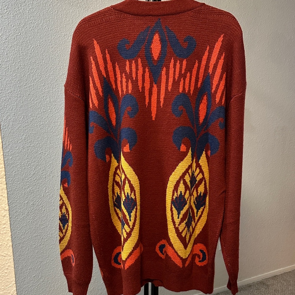 FARM Rio Men's Multicolor Cardigan Sweater - Picture 3 of 4